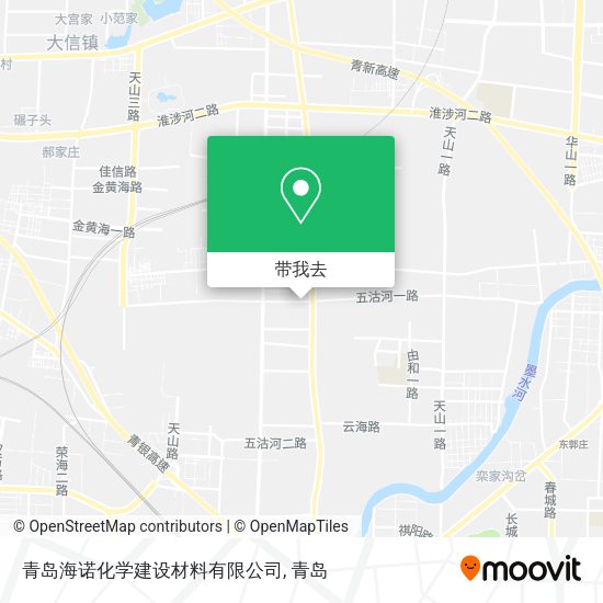 青岛海诺化学建设材料有限公司地图