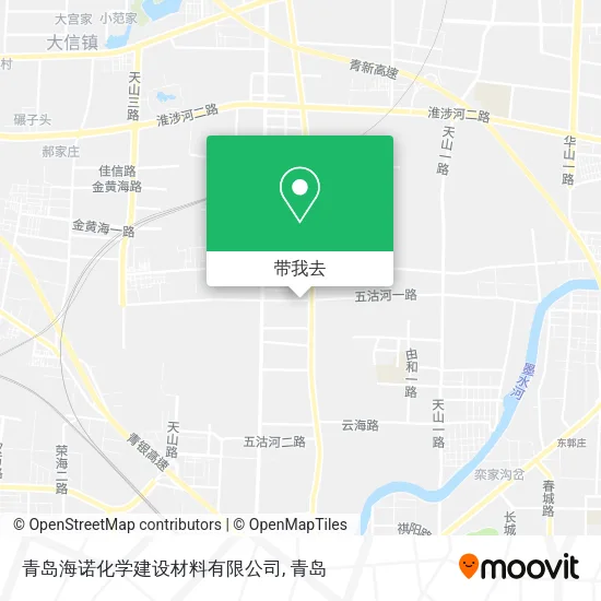 青岛海诺化学建设材料有限公司地图