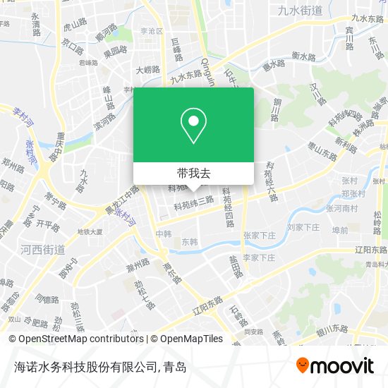 海诺水务科技股份有限公司地图