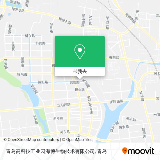 青岛高科技工业园海博生物技术有限公司地图