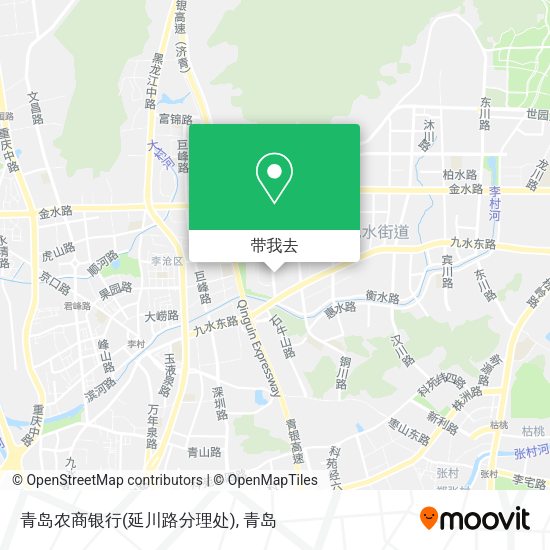青岛农商银行(延川路分理处)地图