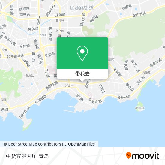 中货客服大厅地图