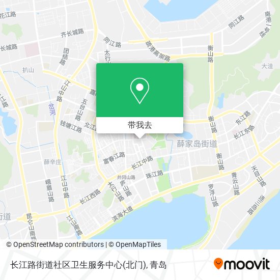 长江路街道社区卫生服务中心(北门)地图