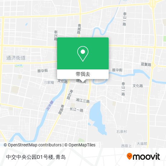 中交中央公园D1号楼地图