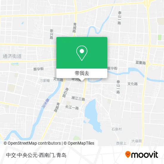 中交·中央公元-西南门地图