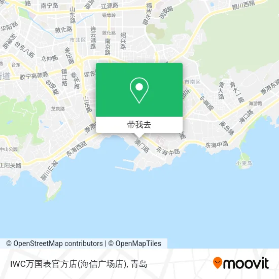IWC万国表官方店(海信广场店)地图