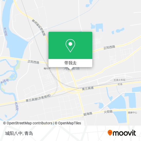 城阳八中地图