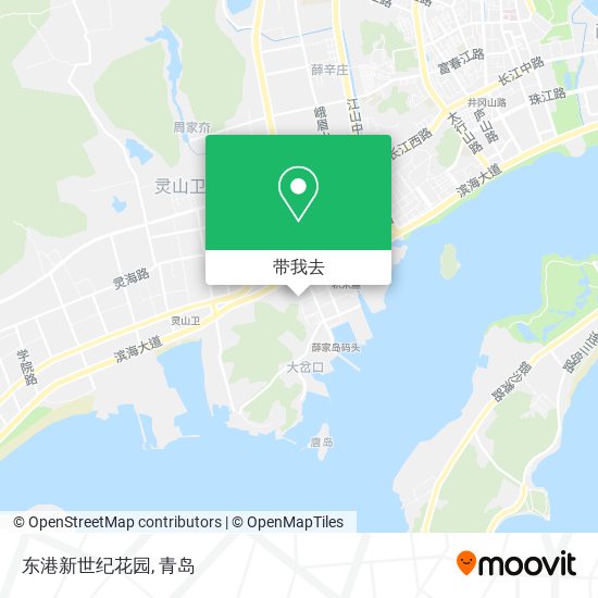 东港新世纪花园地图