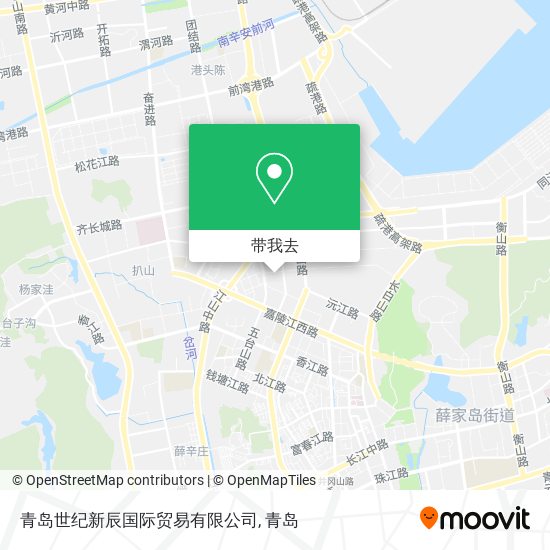 青岛世纪新辰国际贸易有限公司地图