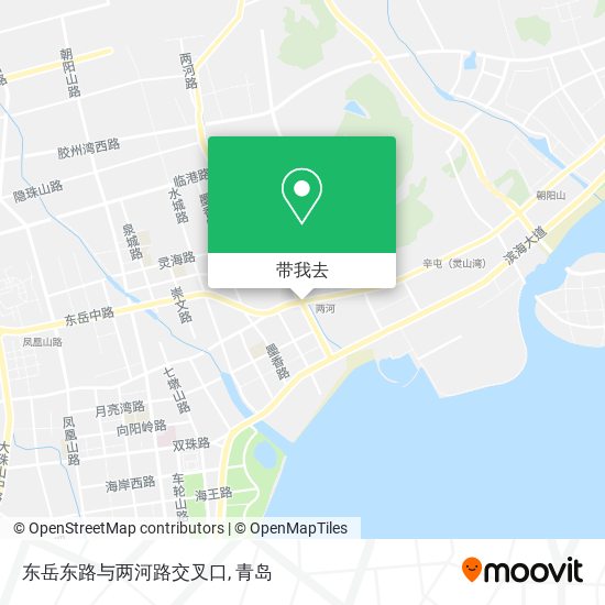 东岳东路与两河路交叉口地图