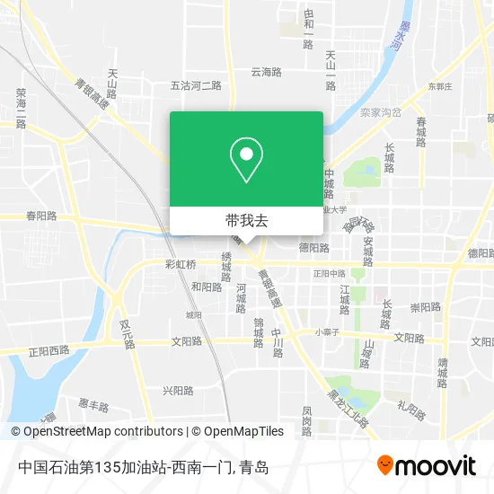 中国石油第135加油站-西南一门地图