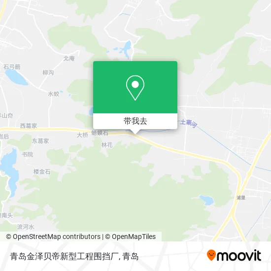 青岛金泽贝帝新型工程围挡厂地图