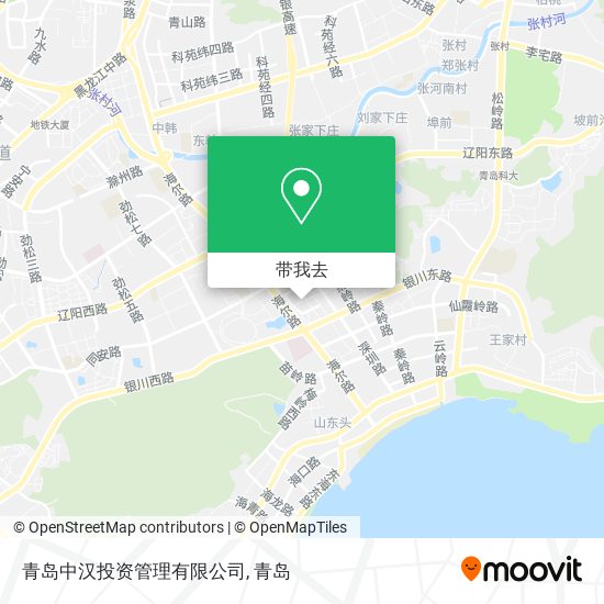 青岛中汉投资管理有限公司地图