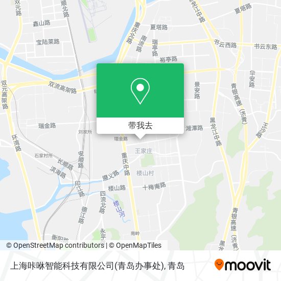 上海咔咻智能科技有限公司(青岛办事处)地图