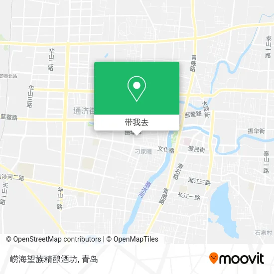 崂海望族精酿酒坊地图