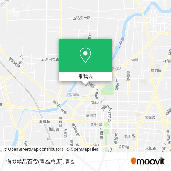 海梦精品百货(青岛总店)地图