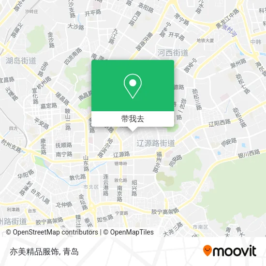 亦美精品服饰地图