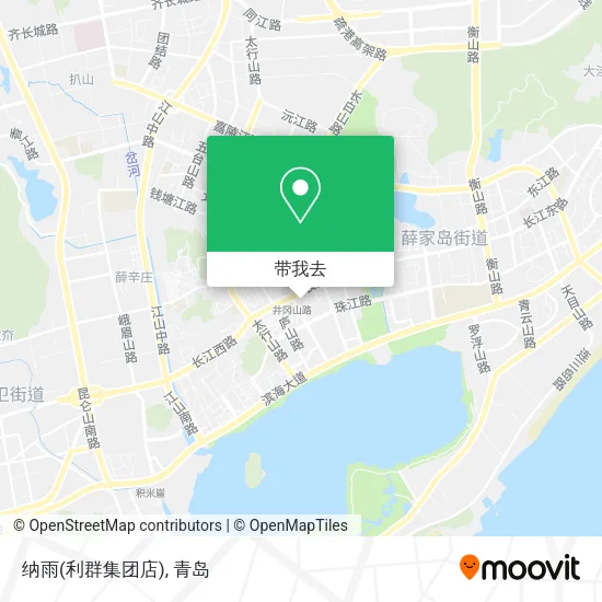 纳雨(利群集团店)地图