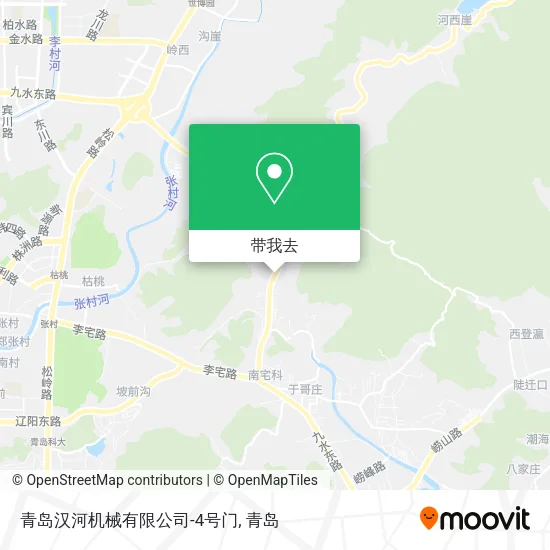 青岛汉河机械有限公司-4号门地图