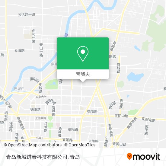 青岛新城进泰科技有限公司地图