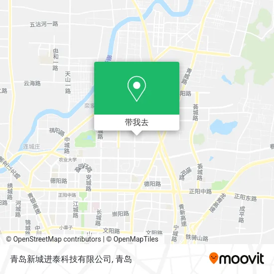 青岛新城进泰科技有限公司地图