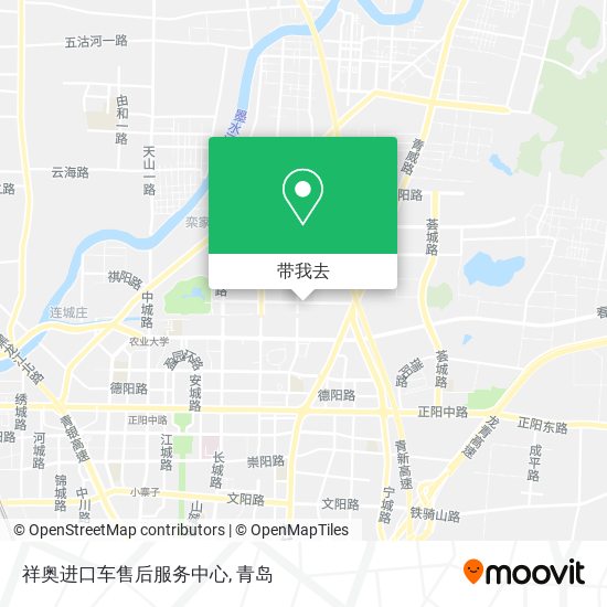 祥奥进口车售后服务中心地图