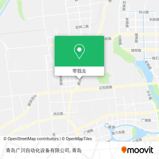 青岛广川自动化设备有限公司地图