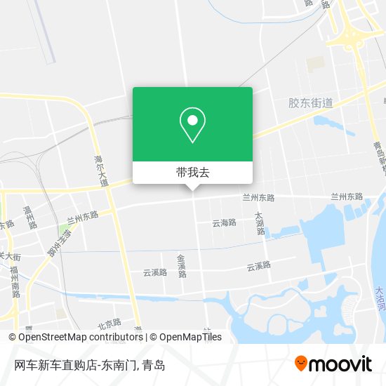 网车新车直购店-东南门地图