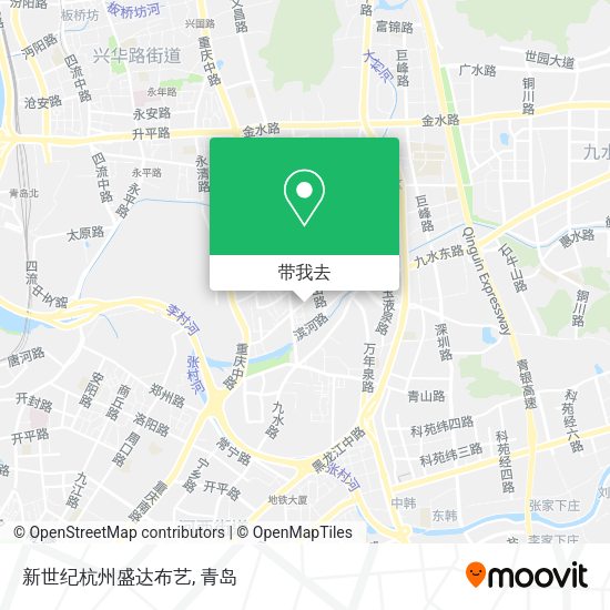 新世纪杭州盛达布艺地图