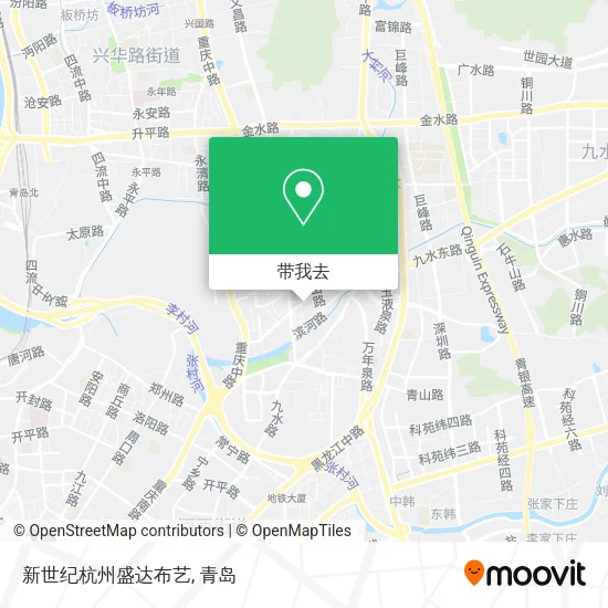 新世纪杭州盛达布艺地图