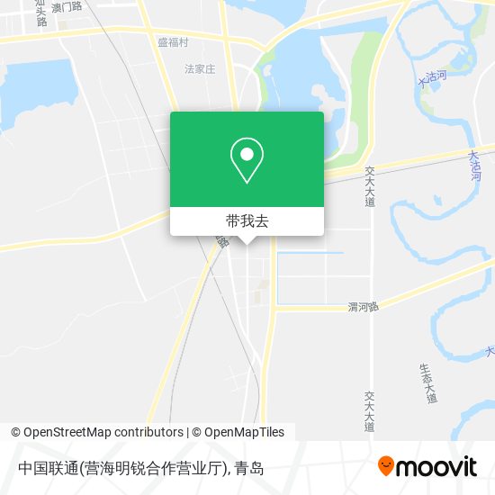 中国联通(营海明锐合作营业厅)地图