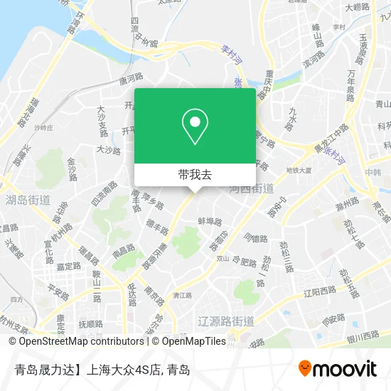 青岛晟力达】上海大众4S店地图