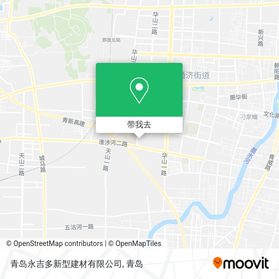 青岛永吉多新型建材有限公司地图