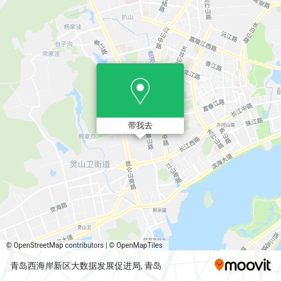青岛西海岸新区大数据发展促进局地图