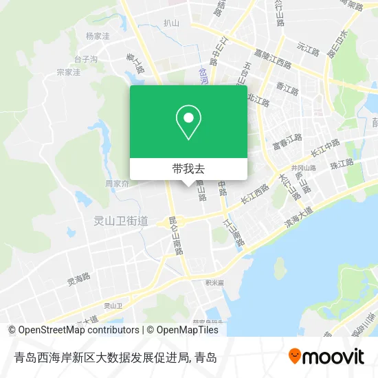 青岛西海岸新区大数据发展促进局地图