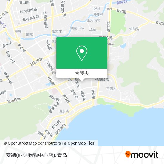 安踏(丽达购物中心店)地图