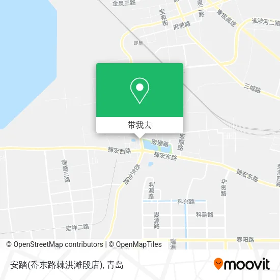 安踏(岙东路棘洪滩段店)地图