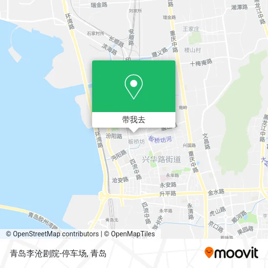 青岛李沧剧院-停车场地图