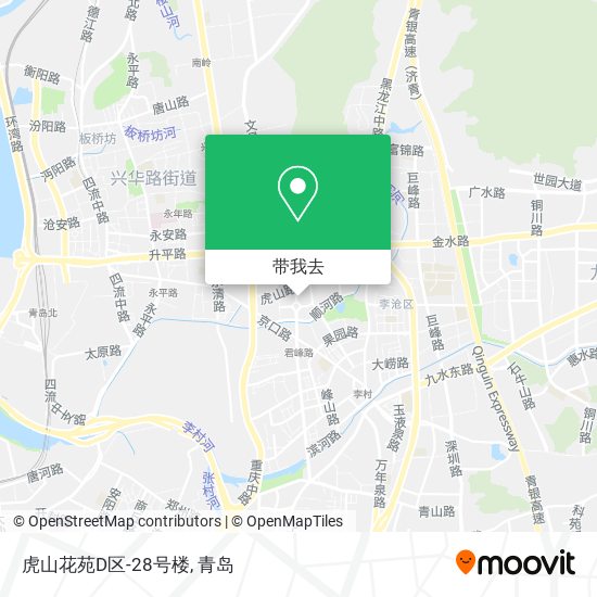 虎山花苑D区-28号楼地图