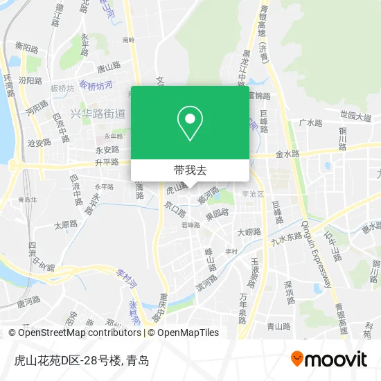 虎山花苑D区-28号楼地图