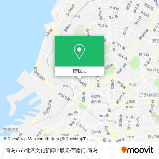 青岛市市北区文化新闻出版局-西南门地图