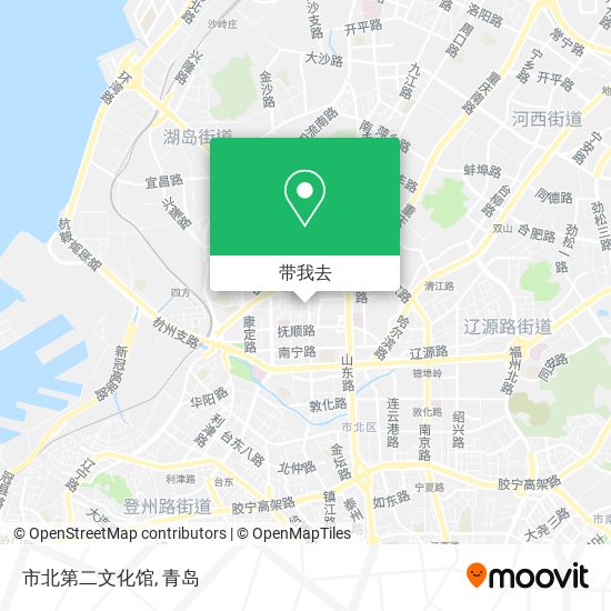 市北第二文化馆地图