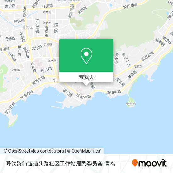 珠海路街道汕头路社区工作站居民委员会地图