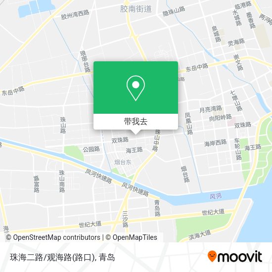 珠海二路/观海路(路口)地图