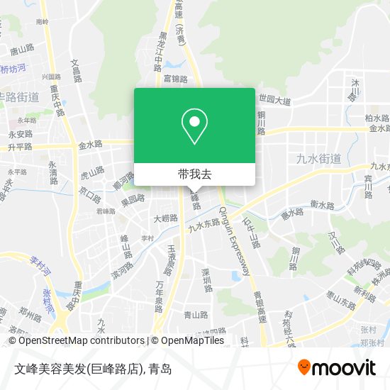 文峰美容美发(巨峰路店)地图