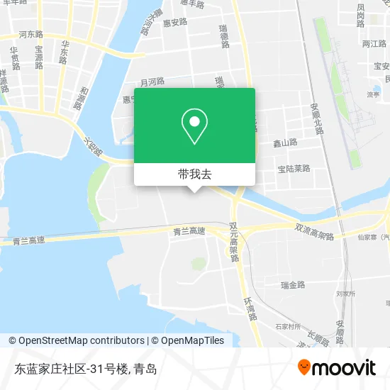 东蓝家庄社区-31号楼地图