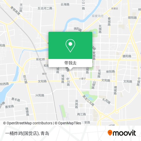 一桶炸鸡(国货店)地图