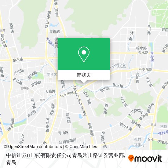 中信证券(山东)有限责任公司青岛延川路证券营业部地图