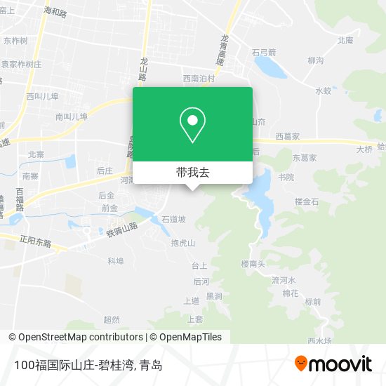 100福国际山庄-碧桂湾地图