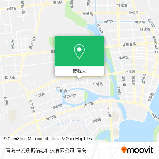 青岛中云数据信息科技有限公司地图